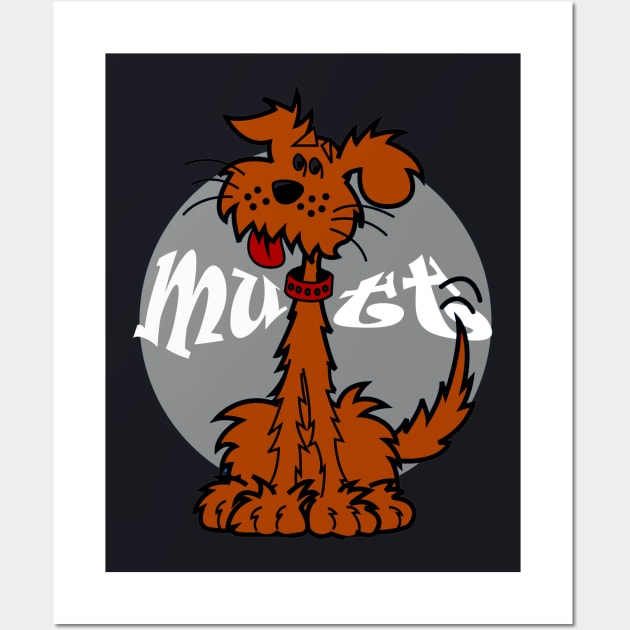 Mutt Dog Wall Art by Aleey